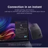 Ratón inalámbrico ambidiestro Bluetooth Lenovo 4Y51T62792 — LED IR, 4000 DPI, 7 botones, rueda, gris