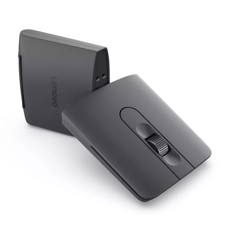Ratón inalámbrico ambidiestro Bluetooth Lenovo 4Y51T62792 — LED IR, 4000 DPI, 7 botones, rueda, gris