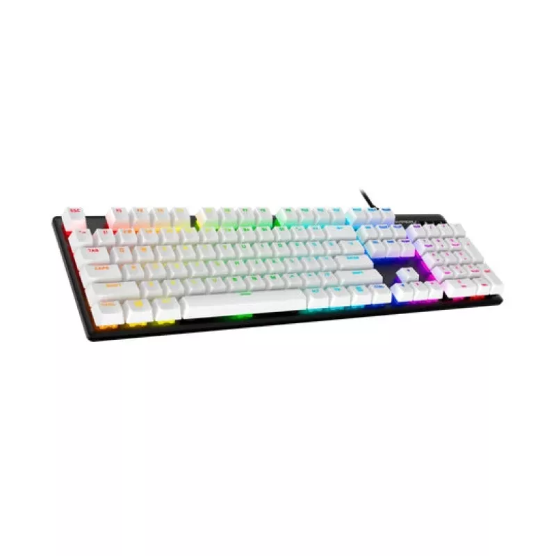 Set de teclas para teclado, HP HyperX Full Key Set Keycaps, blanco, compatible con HyperX y la mayoría de teclados mecánicos