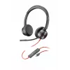 Auriculares HP Poly Blackwire 8225 USB-C, con cable, oficina/call center, 185 g, auriculares, negro