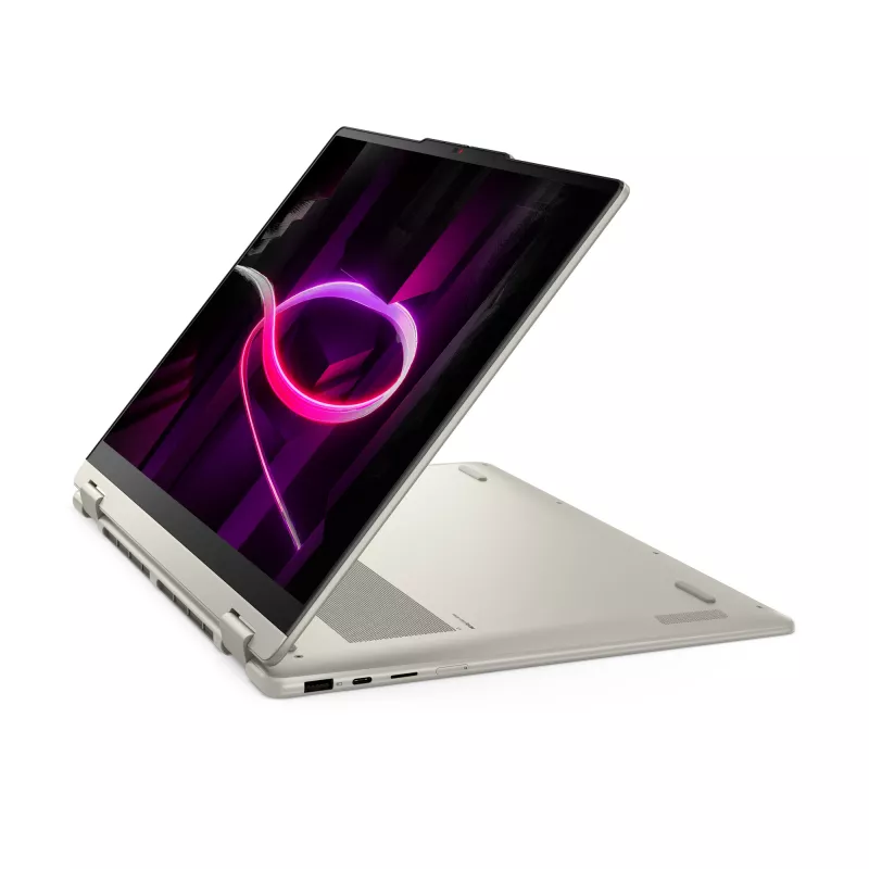 Lenovo Yoga 7 2 en 1 16AGP11 Copilot+ PC AMD Ryzen™ AI 7 445 Híbrido (2 en 1) 40,6 cm (16 inch) Pantalla táctil 2.8K 16 GB LPDDR5x-SDRAM 1 TB SSD Wi-Fi 7 (802.11be) Windows 11 Home alemán Seashell (color)