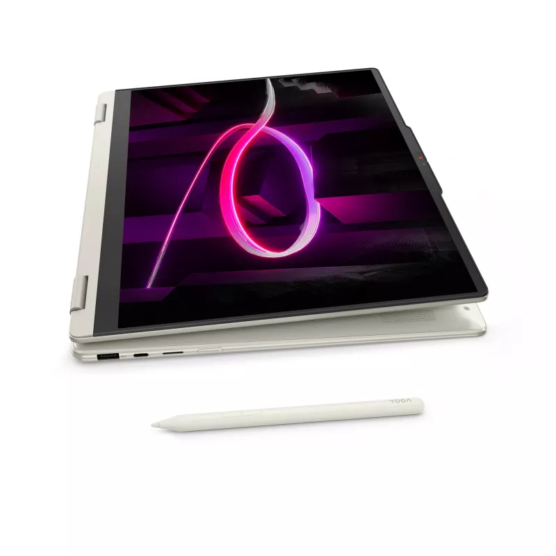 Lenovo Yoga 7 2 en 1 16AGP11 Copilot+ PC AMD Ryzen™ AI 7 445 Híbrido (2 en 1) 40,6 cm (16 inch) Pantalla táctil 2.8K 16 GB LPDDR5x-SDRAM 1 TB SSD Wi-Fi 7 (802.11be) Windows 11 Home alemán Seashell (color)