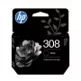 HP 308 pack de 2 cartuchos de tinta originales negro/tricolor, rendimiento estándar, negro, cian, magenta, amarillo, tinta colorante, tinta pigmentada, 2 uds., 160 páginas