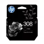 Cartucho de tinta HP 308 negro original – negro pigmentado, rendimiento estándar, pack individual, 160 páginas
