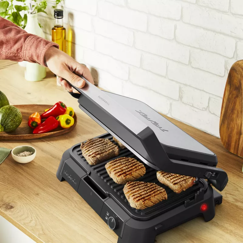 Parrilla de contacto Tefal SuperGrill 3-in-1 XL GC520DE0