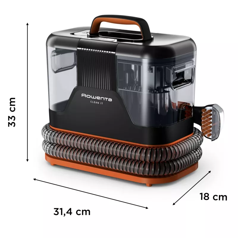 Aspirador en húmedo y seco Rowenta Clean It IN5011F0 — sin bolsa, filtración por agua, 1,5 L, 400 W
