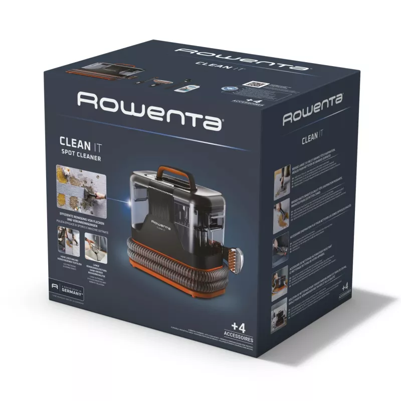 Aspirador en húmedo y seco Rowenta Clean It IN5011F0 — sin bolsa, filtración por agua, 1,5 L, 400 W
