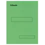 Esselte 721040 Carpeta de cartón, A4, verde, 2 solapas, 160 g/m2