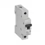 Interruptor automático Legrand 419137 B20A 1P 6kA — interruptor automático en miniatura B20A unipolar, poder de corte 6 kA