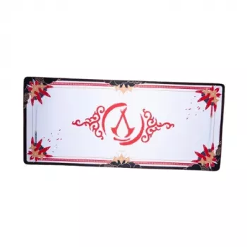 Alfombrilla de ratón Lexip X Ubisoft - Assassin's Creed - Shadows XXL, negra, dorada, roja, blanca, con imagen, base antideslizante, alfombrilla gaming