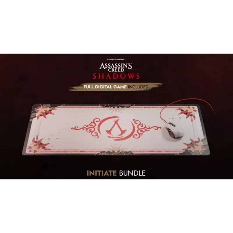 Lexip Assassin’s Creed Shadows «Initiate» caja juego para PC ratón y alfombrilla