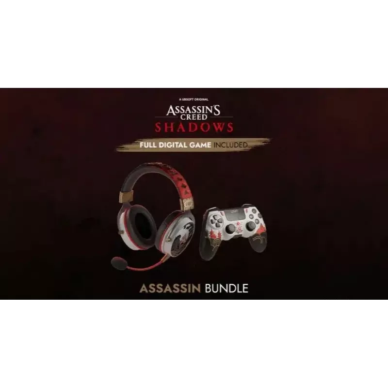 Lexip Assassin’s Creed Shadows «Assassin» caja juego para PC auriculares mando