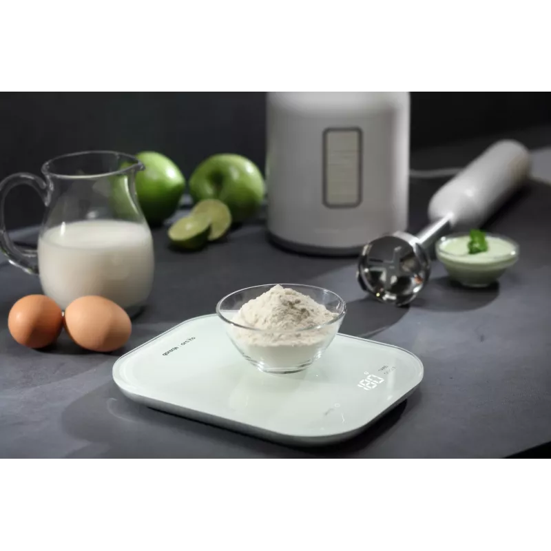 Báscula de cocina Gorenje KT10ORAW blanca rectangular electrónica