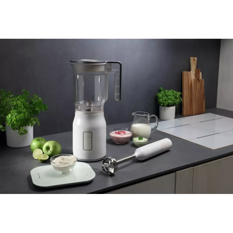 Báscula de cocina Gorenje KT10ORAW blanca rectangular electrónica