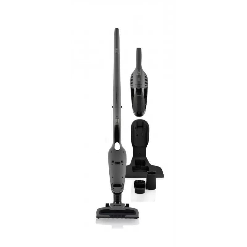 Gorenje SVC216FGD aspirador de escoba 2 en 1 de batería en seco HEPA negro