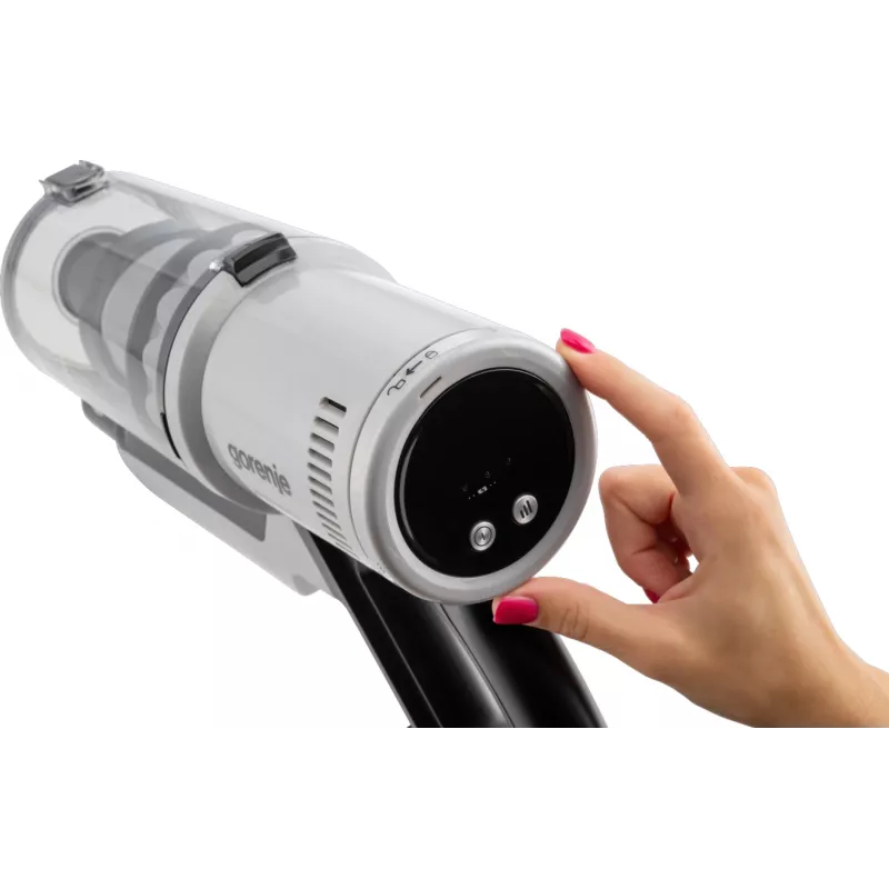 Gorenje SVC259400NES aspirador de escoba 2 en 1 de batería en seco microfiltro sin bolsa 0,6 l 200 W plateado