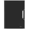 Leitz carpeta de concierto ampliable PP, A4, polipropileno (PP), negro, 250 hojas, 80 g/m², 6 compartimentos