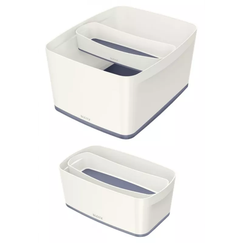 Esselte 5258-10-01 bandeja de almacenamiento rectangular acrilonitrilo butadieno estireno (ABS) gris, blanco