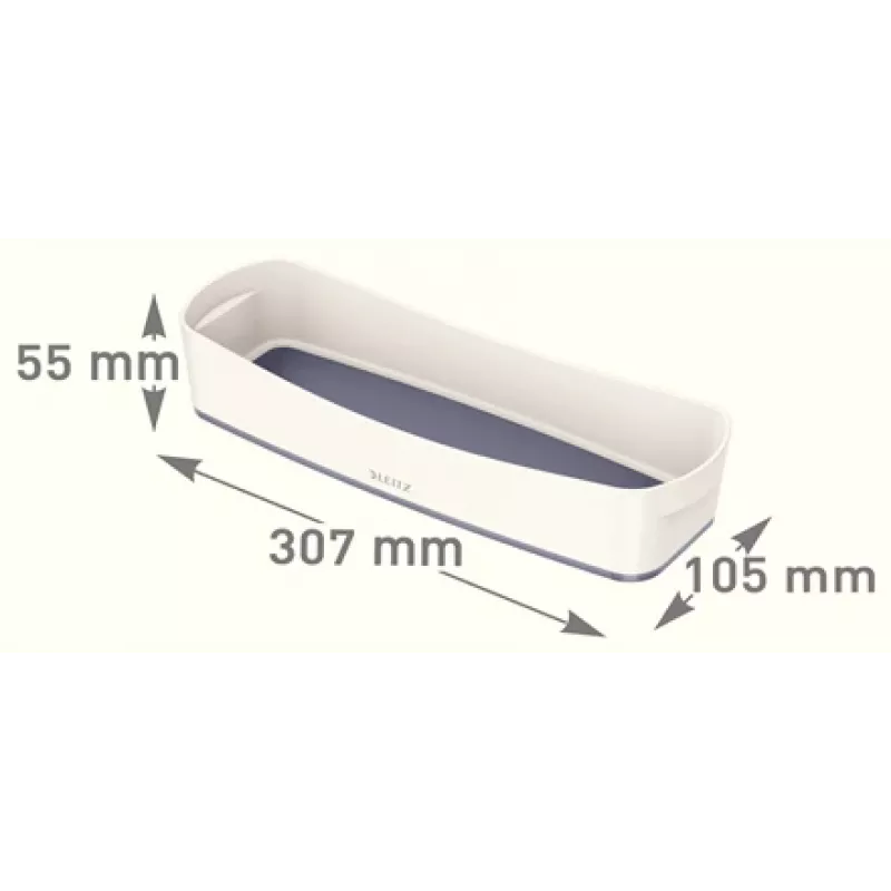 Esselte 5258-10-01 bandeja de almacenamiento rectangular acrilonitrilo butadieno estireno (ABS) gris, blanco