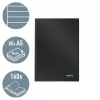 Leitz cuaderno Solid tapa dura A5 rayado 90 g 80 hojas, monocromático, negro, A5, 80 hojas, brillante, 80 g/m²