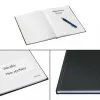 Leitz cuaderno Solid tapa dura A5 rayado 90 g 80 hojas, monocromático, negro, A5, 80 hojas, brillante, 80 g/m²