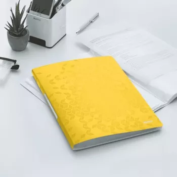 Leitz funda de presentación WOW PP 20 fundas, amarillo, policloruro de vinilo (PVC), 20 fundas, A4, 231 mm, 13 mm