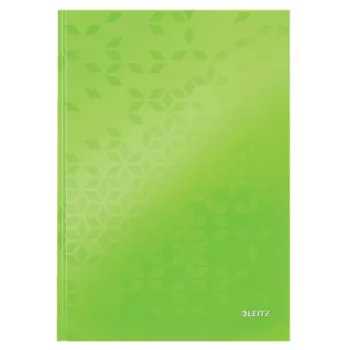 Leitz cuaderno WOW A4 rayado con tapa dura 90 g/80 hojas, estampado, verde, A4, 80 hojas, 80 g/m², papel rayado