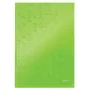 Leitz cuaderno WOW A4 rayado con tapa dura 90 g/80 hojas, estampado, verde, A4, 80 hojas, 80 g/m², papel rayado
