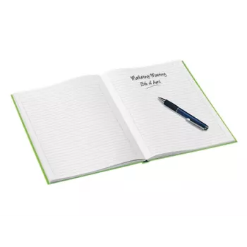 Leitz cuaderno WOW A4 rayado con tapa dura 90 g/80 hojas, estampado, verde, A4, 80 hojas, 80 g/m², papel rayado