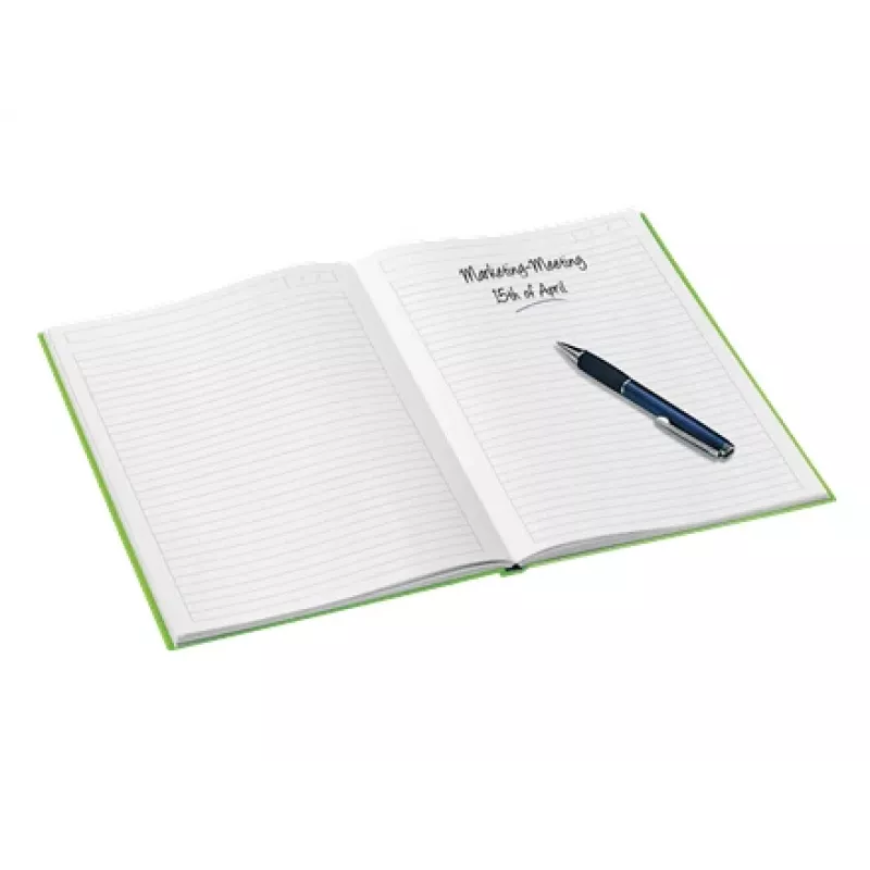 Leitz cuaderno WOW A4 rayado con tapa dura 90 g/80 hojas, estampado, verde, A4, 80 hojas, 80 g/m², papel rayado