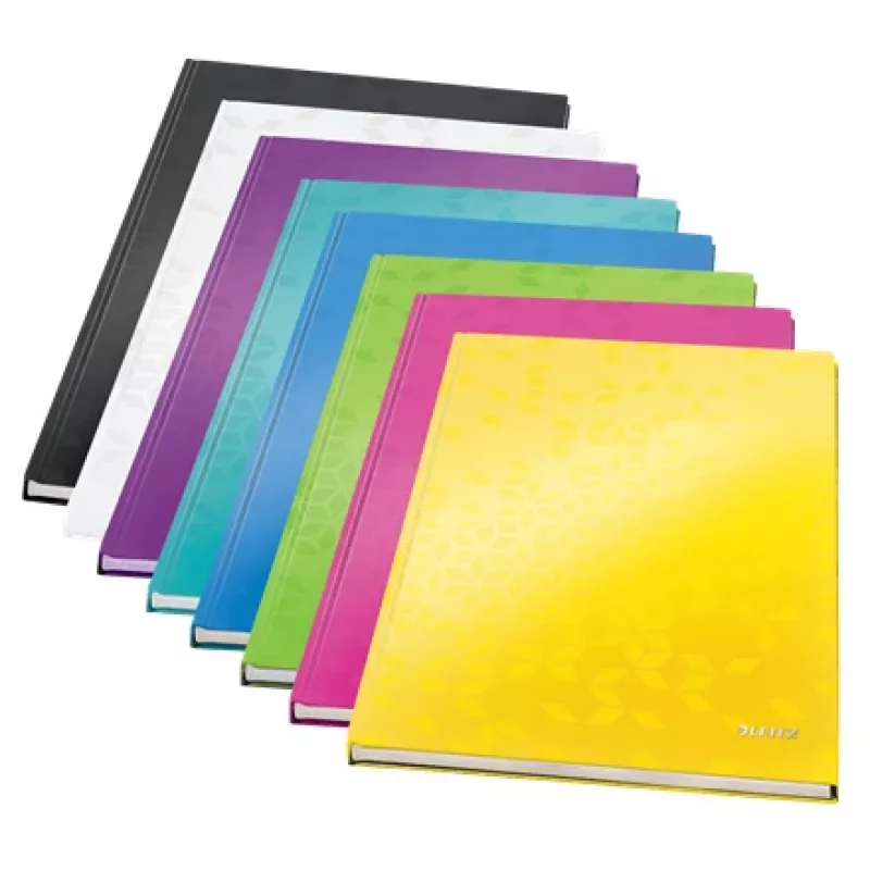 Leitz cuaderno WOW A4 rayado con tapa dura 90 g/80 hojas, estampado, verde, A4, 80 hojas, 80 g/m², papel rayado