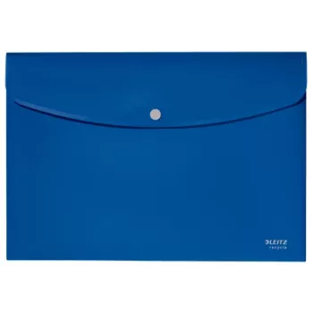 Leitz carpeta de documentos Recycle, carpeta de solapa, A4, polipropileno (PP), azul, horizontal, 60 hojas