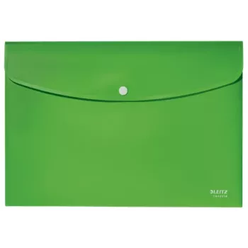 Leitz carpeta de documentos Recycle, carpeta de solapa, A4, polipropileno (PP), verde, horizontal, 60 hojas