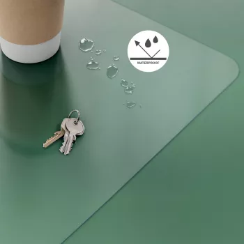 Leitz alfombrilla de escritorio grande transparente, transparente, policloruro de vinilo (PVC), 360 mm, 700 mm, 1 mm, 300 g