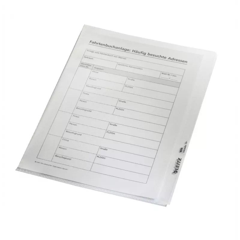 Leitz 41050000 carpeta de PVC transparente A5