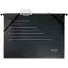 Leitz Alpha® carpeta colgante de cartón Recycle, A4, negro, cartón, 80 g/m², 150 hojas, 348 mm