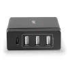 Cargador inteligente Lindy 4 puertos USB Type C y A con Power Delivery, 72W