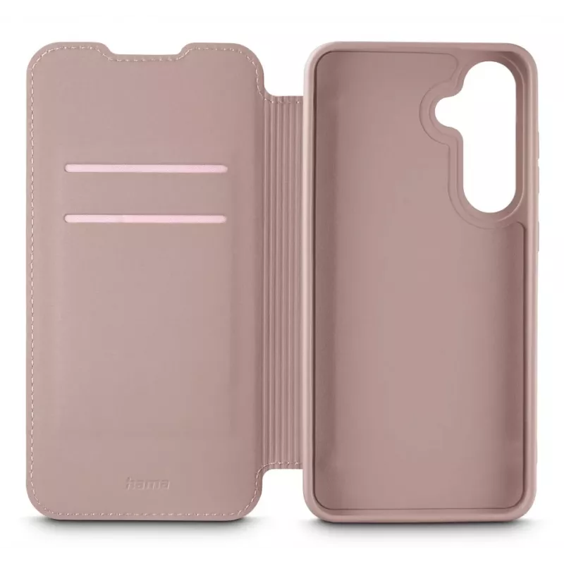 Funda tipo folio Hama Fantastic Feel Galaxy A56 5G 17 cm 2 compartimentos para tarjetas nude