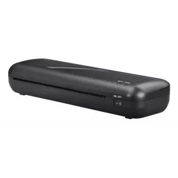 Plastificadora térmica HAMA 00050573 — ancho máximo de plastificado 230 mm, precalentamiento 3 min, negro