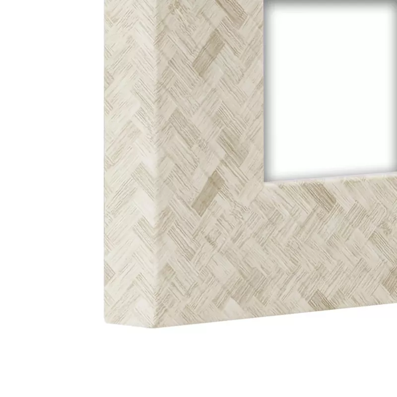 Marco de fotos individual HAMA Twist — plástico EPDM, beige, para foto de 10×15 cm