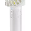 Ventilador de mano Unold Breezy 86610, blanco/amarillo