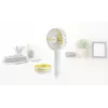 Ventilador de mano Unold Breezy 86610, blanco/amarillo