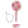 Ventilador de mano Unold Breezy 86614, rosa