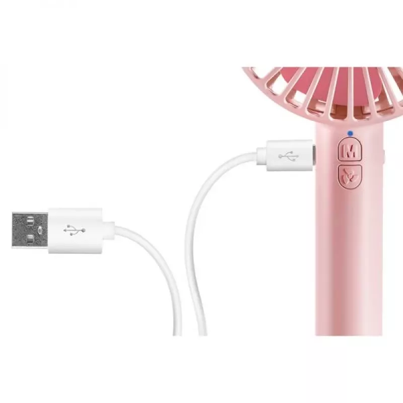 Ventilador de mano Unold Breezy 86614, rosa