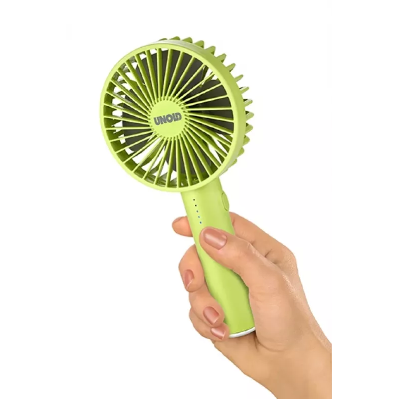Ventilador de mano Unold Breezy II verde 10 cm