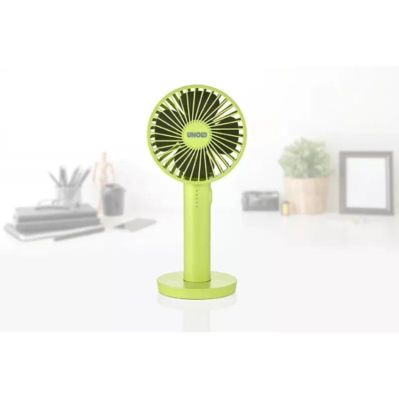 Ventilador de mano Unold Breezy II verde 10 cm