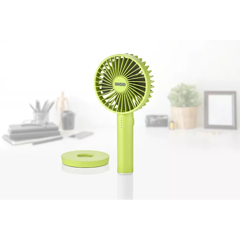 Ventilador de mano Unold Breezy II verde 10 cm