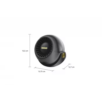 Ventilador personal compacto Unold Breezy Bowl 86675, negro