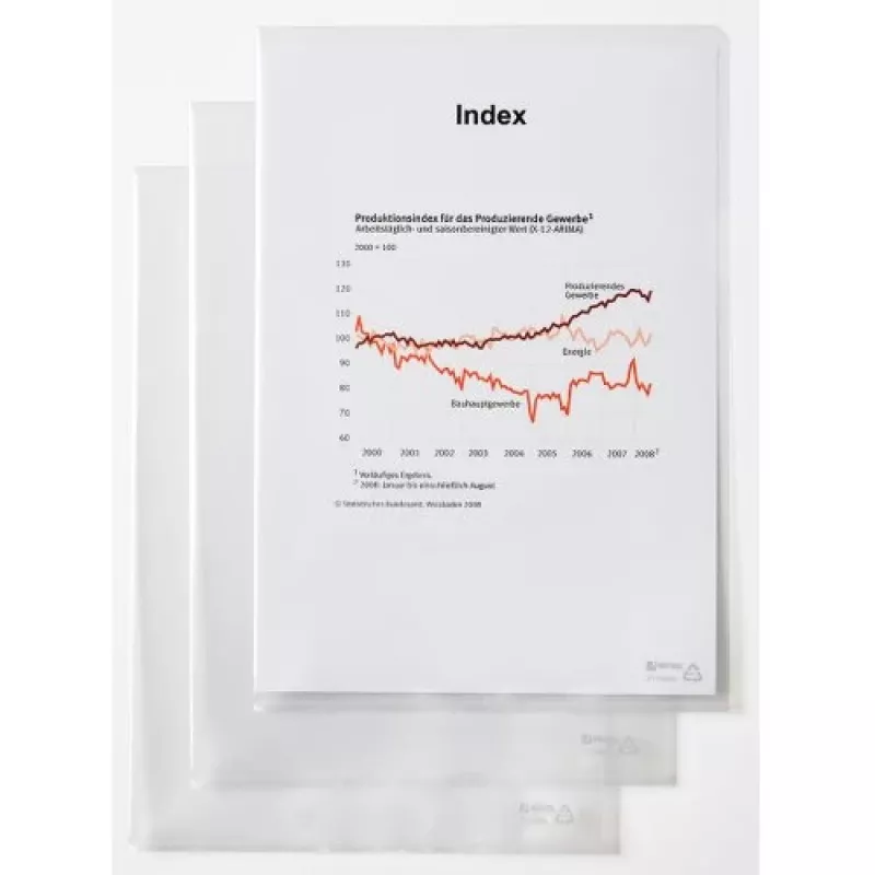Carpeta de documentos Rexel - estándar, A4, PVC, transparente, 229 mm, 318 mm, 20 mm