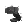 Webcam Conceptronic AMDIS 2K Super HD con autofoco y micrófono